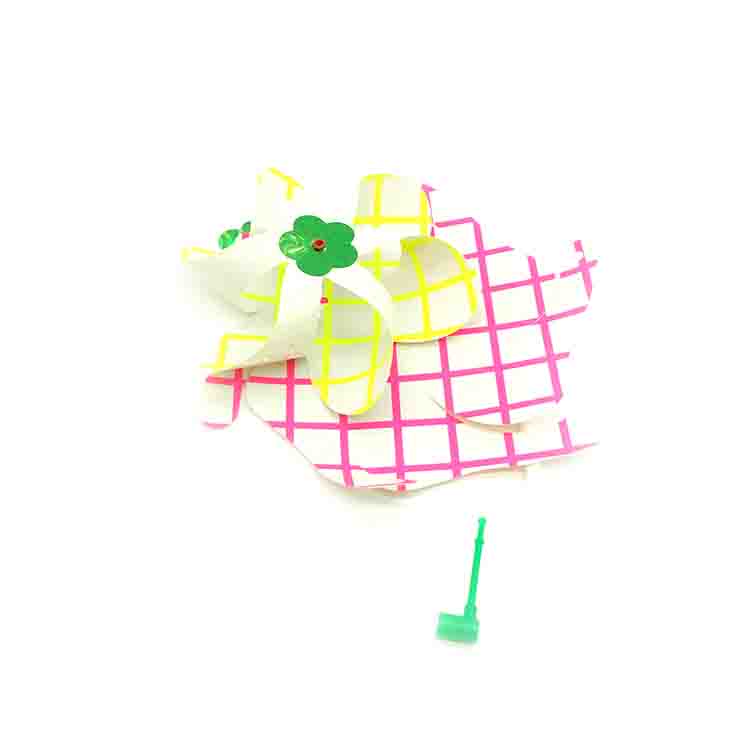 17 см ширина из шести угловой печатных одного цвета сетки ветряные мельницы игрушки для детей