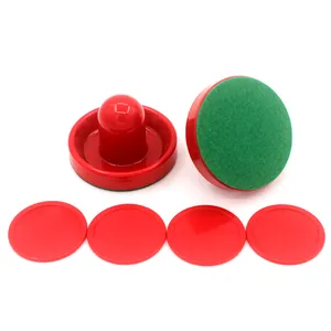 Noir ou rouge plusieurs tailles différentes 2.5 ''3'' 4 ''pas cher prix PE air hockey accessoires pour air tableau d'hockey