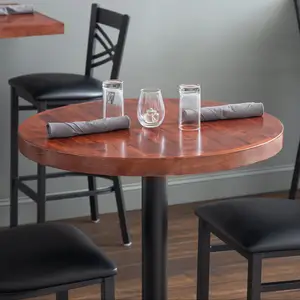 Goedkope Epoxyhars Laminaat Beuken Outdoor Restaurant Solid Houten Eetkamer Diner Tafel Top