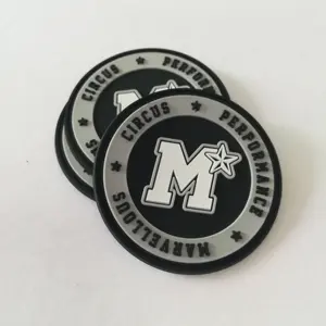 Beste Qualität Custom PVC geprägte Marke Soft Rubber Patch für Kleidung