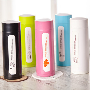 Regalo Promocional 2016 Colorido Creativo <span class=keywords><strong>de</strong></span> <span class=keywords><strong>navidad</strong></span> Pretty Vidrio Borosilicato Taza <span class=keywords><strong>De</strong></span> Viaje - Product Image 1