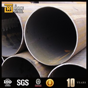 Tubo Redondo de Acero al carbono de Soldadura Por <span class=keywords><strong>Arco</strong></span> <span class=keywords><strong>Sumergido</strong></span> Longitudinal - Product Image 3