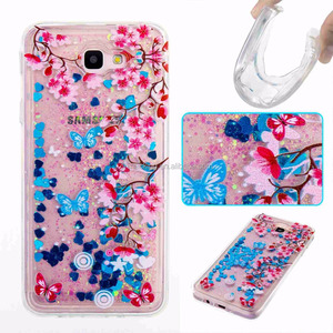 Ốp lưng điện thoại Galaxy <span class=keywords><strong>J7</strong></span> <span class=keywords><strong>Prime</strong></span> in hình tùy chỉnh, chất liệu lỏng nhũ glitter - Product Image 4