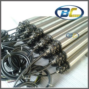 Konik tambur motoru dönüm için makaralı konveyör, motorlu stor kıvrık konveyör - Product Image 3