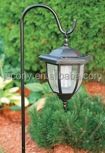 Vintage Shepard Crochet Solaire Alimenté LED Lanterne Suspendue Extérieure <span class=keywords><strong>Coach</strong></span> L'arbre de Lumières Lampes et Lumières de Chemin - Product Image 4