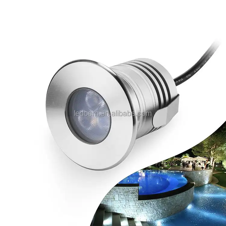 Luz submarina ip68 de led para piscina