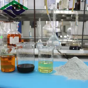 Activated clay for decoloring diesel oil