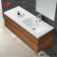 מותאם אישית אמבטיה יהירות, יהירות אמבטיה עם משטח מוצק אגן