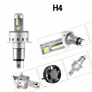 auto H4 H79005 H13 H11 HB3 HB4 80 W inalámbrica Plug and Play alta baja LED faros bombillas Kit - Product Image 1