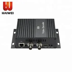 Haiwei H5112B H265 H264 AVC מקודד HDMI 2 * CVBS מקודד 1080p HD iptv הזרמת h.264 זרם חי IP מקודד