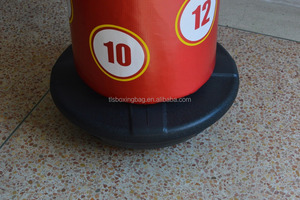 Rojo color vaso boxeo pesado sacos de boxeo y de pie patada sacos de arena de boxeo - Product Image 5