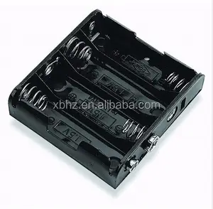 Support pour batterie UM3 4 * AA, avec clip pour batterie 9V, 2 pièces