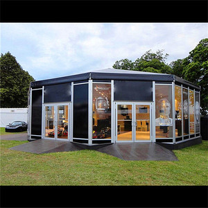 Tente <span class=keywords><strong>cirque</strong></span> multi-côtés, 3x12m, pour camping-car avec cadres en Aluminium robustes, tente hexagonale - Product Image 6