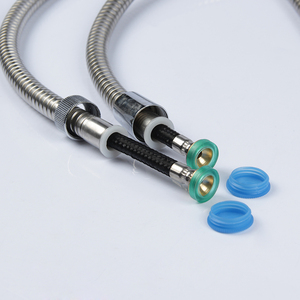 Thép không Gỉ EPDM Nylon Bện Bên Trong Ống 1.5 m Đôi Khóa Vòi Hoa Sen Ống Linh Hoạt - Product Image 1