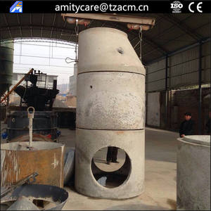 Moules en acier pour puits en béton préfabriqué, douille ronde, épaisseur 8-10 mm, diamètre 300-1000 mm - Product Image 5