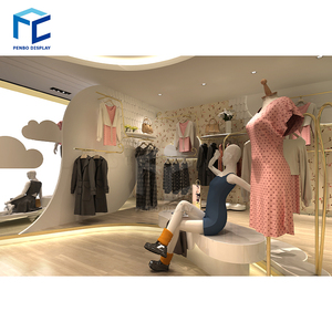 Estante de exhibición de tela para tienda de <span class=keywords><strong>ropa</strong></span>, accesorio de ajuste para muebles - Product Image 3