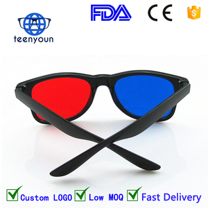 <span class=keywords><strong>Gafas</strong></span> <span class=keywords><strong>3D</strong></span> Rojas y Azules Teenyoun Yiwu, Gran Oferta, Unisex, para Cine en Casa, Buen Precio, Compra al por Mayor - Product Image 3