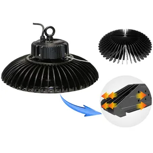 Led ad alta luce della baia di 200 w alloggiamento della lampadina led dissipatore di calore