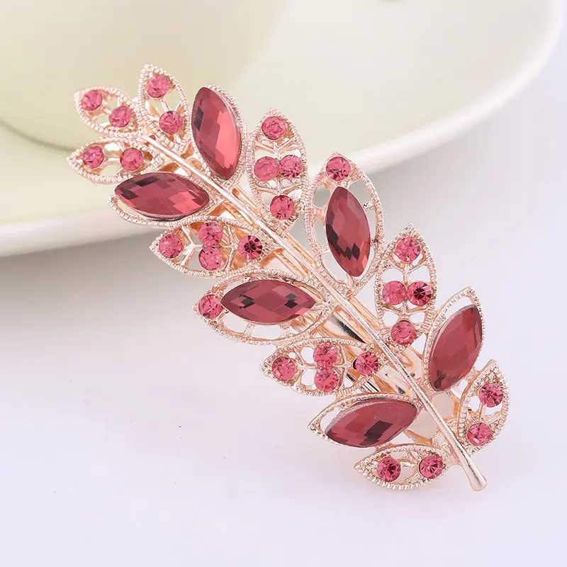 crystal flower hair clips wholesale