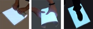 Película luminiscente de la Alianza de los vengadores, efecto Gif luminoso