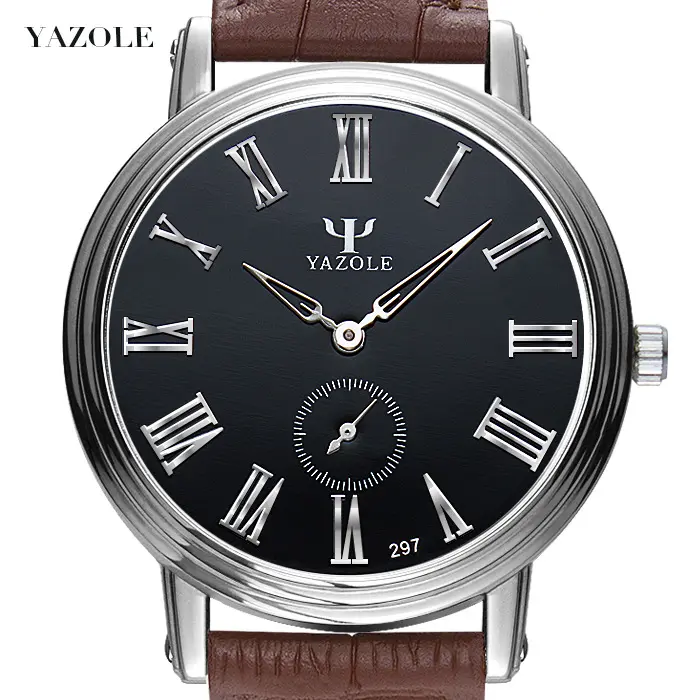 Yazole Z 297 Manufacturer OEM Top Quality Classic Business Quartz Watches Men Wrist Waterproof Blue Ray Glass Men's Watch