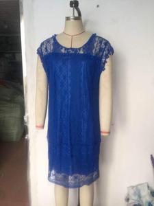 2023 Plus Size 5XL <span class=keywords><strong>abiti</strong></span> da donna O collo abito elegante <span class=keywords><strong>in</strong></span> <span class=keywords><strong>pizzo</strong></span> bianco - Product Image 5