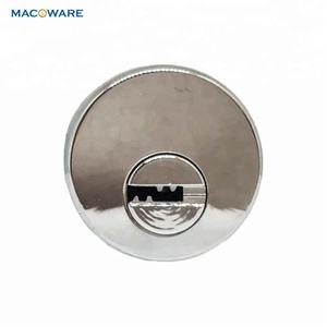 Alta Seguridad chapado en cromo calidad latón redondeado de la cerradura de puerta de - Product Image 2