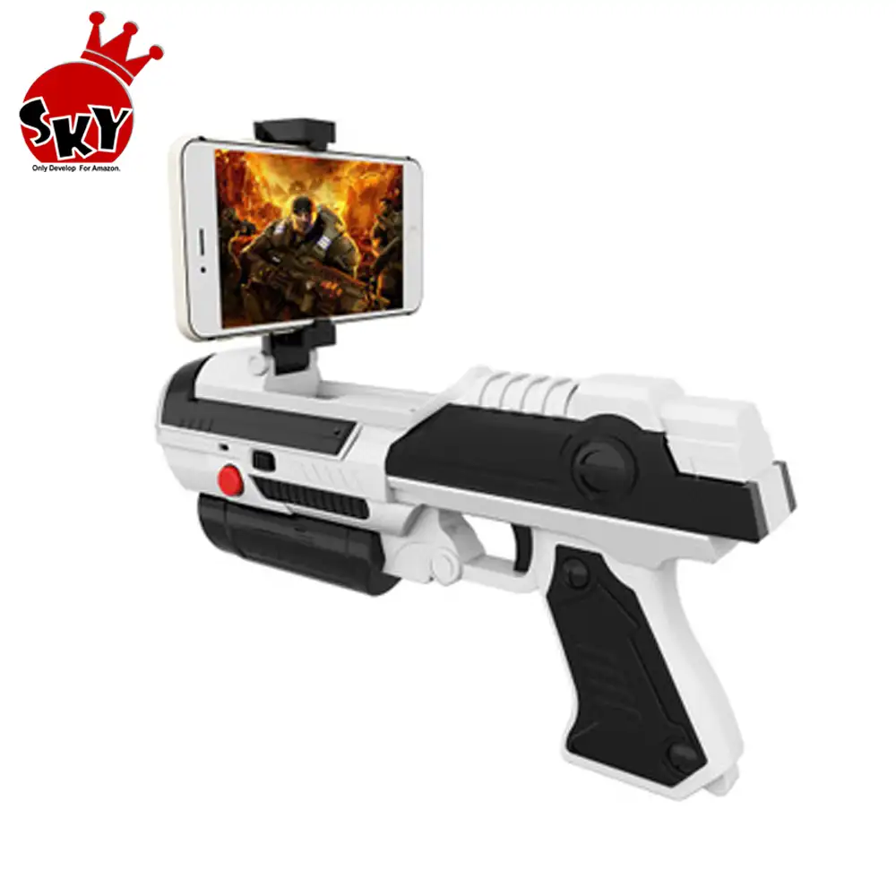 Kablosuz AR tabanca oyuncaklar telefon oyun denetleyicisi algılama tabanca ile telefon tutucu tabanca Airsoft oyuncular için çocuk oyuncak