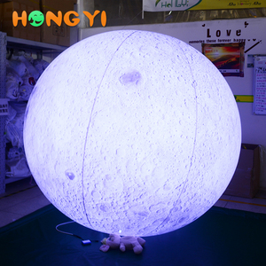 En plein air paysage décoration PVC gonflable LED ballon gonflable terre - Product Image 4