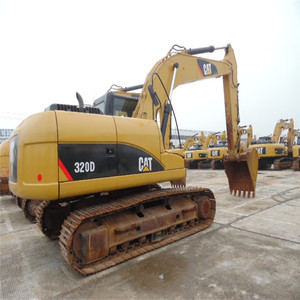 Kullanilan inşaat Caterpillar 320D paletli ekskavatör makinesi CAT 320B 320C 330C kullanılmış ekskavatör, Caterpillar 320D ekskavatör