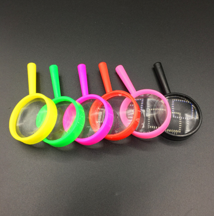 Set Da 6 Lenti D'ingrandimento Per Bambini In Plastica Colorata (rosso, Verde, Blu), Impugnatura In ABS, Lente In Acrilico, Gioco Esplorazione Natura. - 3