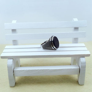 Anillo de Plata Ecológico Personalizado con Piedras Preciosas Finas, Anillo Bohemia de Plata Tailandesa 925 para Hombre, Anillos de Ónix Negro para el Mercado Turco - Product Image 3