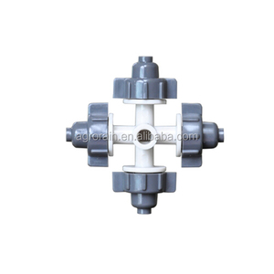 Haute qualité MJ1501 quatre voies 26LPH buse en plastique noir jardin électrique et brumisateur d'irrigation Super Fine brumisateur pour une utilisation agricole - Product Image 4