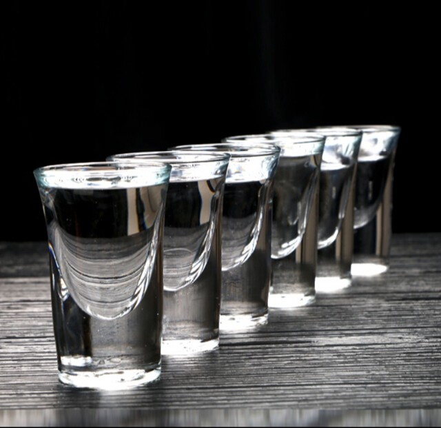 Clear Mini Shot Wine Glass Machine Pressed Drinking Glass Cup Wine Shot Glasses For Home Using