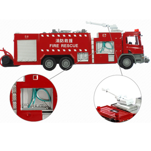 Modellino di <span class=keywords><strong>Camion</strong></span> <span class=keywords><strong>dei</strong></span> <span class=keywords><strong>Pompieri</strong></span> in Metallo di Alta Qualità Scala 1/50 - Product Image 4
