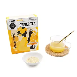 healthy natural honey ginger tea concentrated instant drink powder