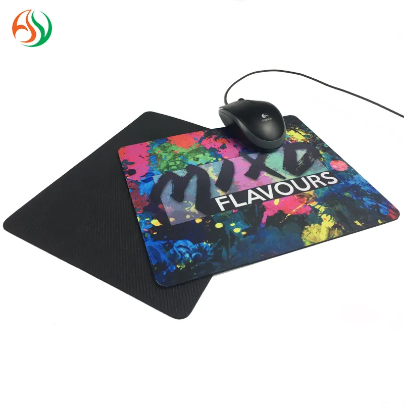 Kích thước tùy chỉnh in logo Mousepad không có mùi và không độc hại cao su tổng hợp vải Polyester chuột Pad Mat