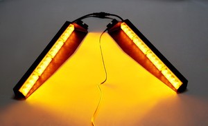 Luz estroboscópica <span class=keywords><strong>para</strong></span> parabrisas de 12V, luz <span class=keywords><strong>led</strong></span> de advertencia, color verde, ámbar y blanco - Product Image 5