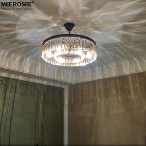 Vòng <span class=keywords><strong>Shape</strong></span> <span class=keywords><strong>Crystal</strong></span> <span class=keywords><strong>Chandelier</strong></span> Chiếu Sáng Lustres Đèn Treo Ánh Sáng Cho Nhà Hàng Pha Lê Mỹ Phong Cách Đèn MD85051 - Product Image 6