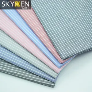 High Quality Yarn Dyed 100 Cotton Stripe Cloth Fabric for Men's Shirt