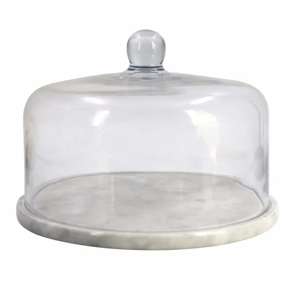 Vendita diretta della fabbrica pietra base di vetro di marmo trasparente polvere di vetro torta copertura per la cucina