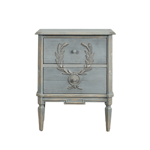 Expression nordique Belgique design reproduction antique pin recyclé table de chevet en bois <span class=keywords><strong>Vignon</strong></span> sculpté deux armoire de pompage - Product Image 1