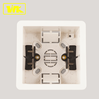WK Deep Dry Lining Back Box 1 Gang (intérieur 47mm, extérieur 49mm)