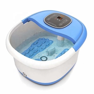 CE ROHS FCC ETL Certificated Home Salon Use Heated Foot Spa Massager With Bubble Vibration