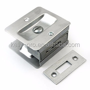 Cerraduras deslizantes y de bolsillo para puerta corredera, de 2 a 1/2 pulgadas, de latón macizo - Product Image 3