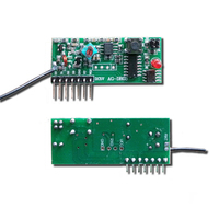Módulo Receptor RF de Decodificación Súper Regenerativa con Función de Aprendizaje Automático para Domótica - 315MHz/433.92MHz -100dBm