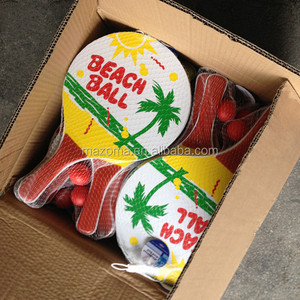 <span class=keywords><strong>Sport</strong></span> pallone da spiaggia palla pagaia in legno racchetta - Product Image 2