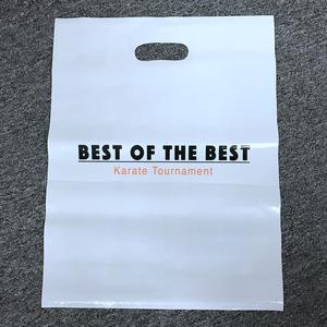 Tùy Chỉnh Logo Thiết Kế Củng Cố Die Cut Xử Lý Nhựa <span class=keywords><strong>LDPE</strong></span> Có Thể Gập Lại Mua Sắm Poly <span class=keywords><strong>Bag</strong></span> - Product Image 3