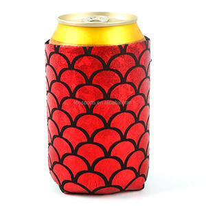 <span class=keywords><strong>Manga</strong></span> de neopreno para enfriar latas de cerveza, balanza de sirena colorida - Product Image 2