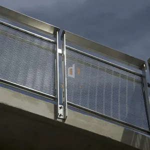 Installieren Sie einfach Balkon Edelstahl Geländer Seil Mesh